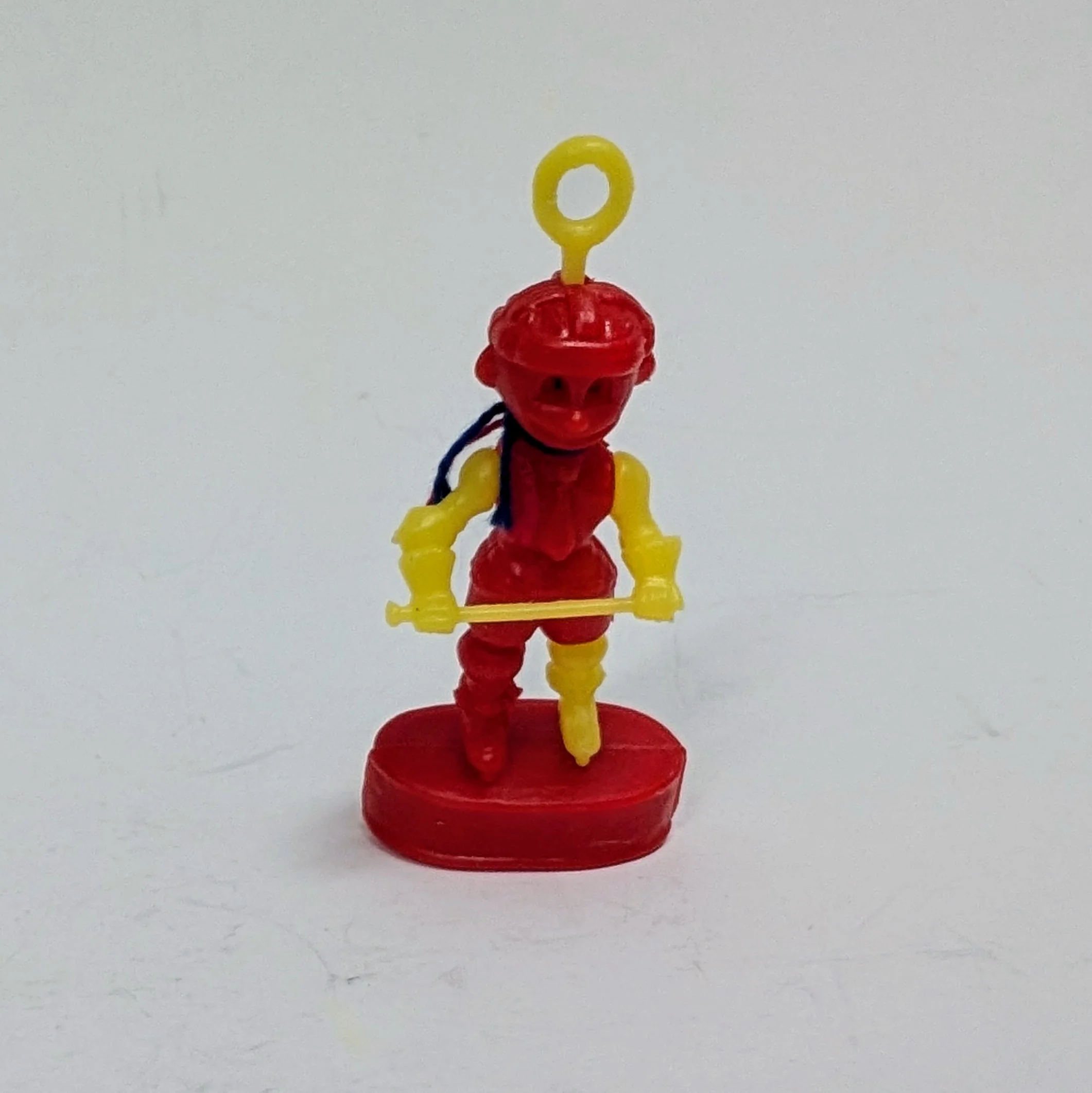 1950's Mechanical Hockey Player Themed Keychain