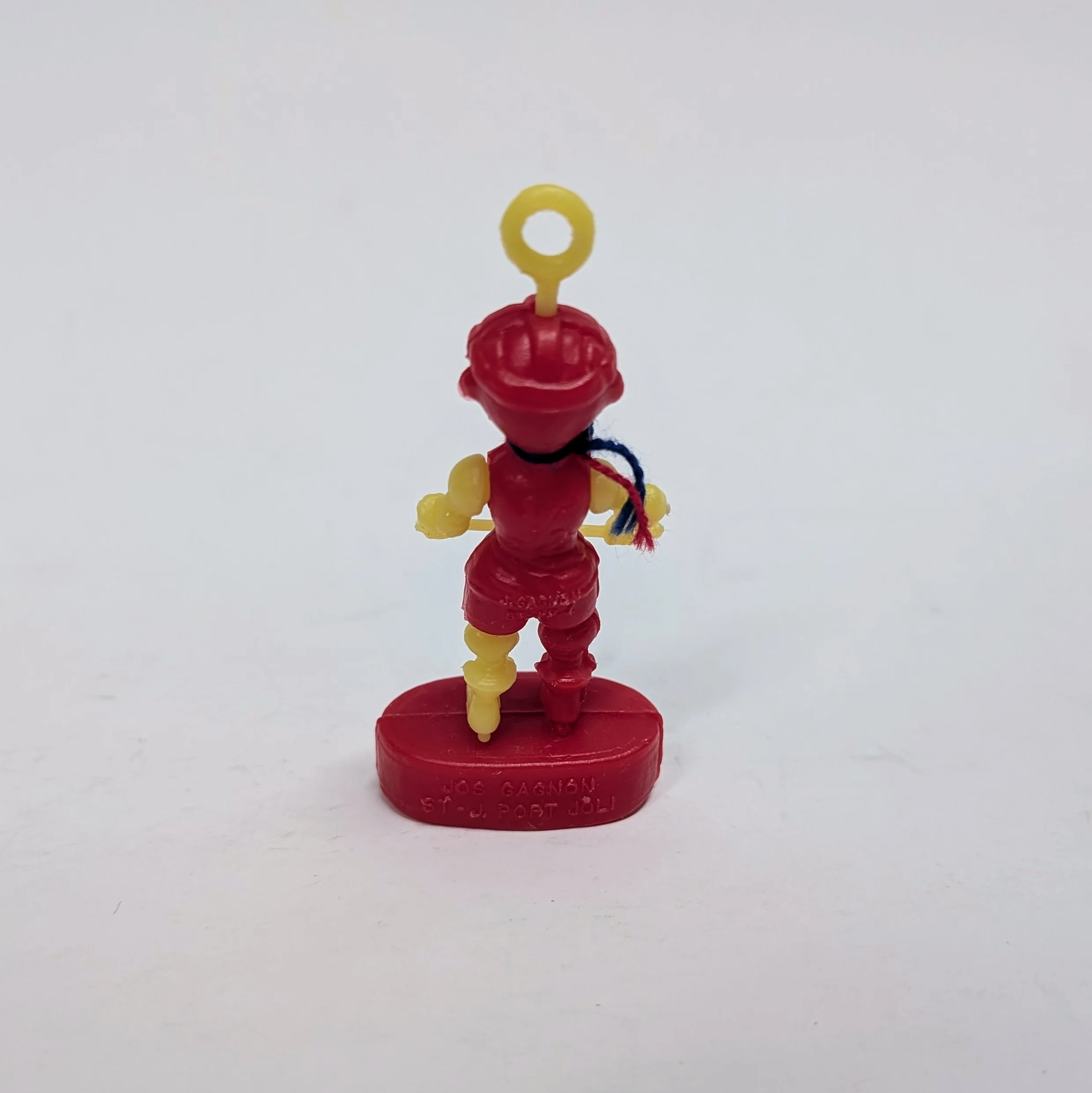 1950's Mechanical Hockey Player Themed Keychain - Image 3