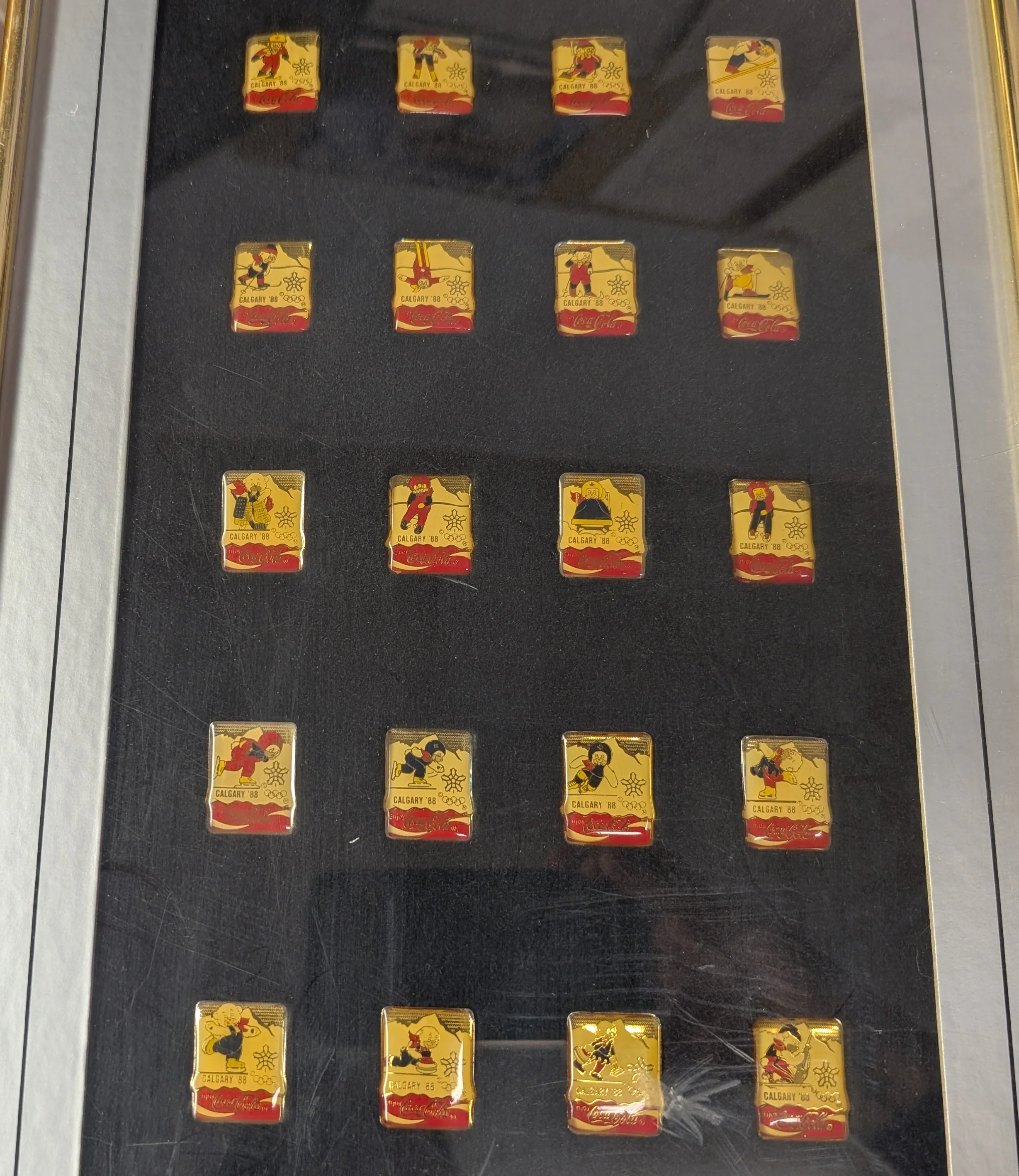 1988 Coca-Cola Calgary Winter Olympics Lapel Pin Set - Image 2
