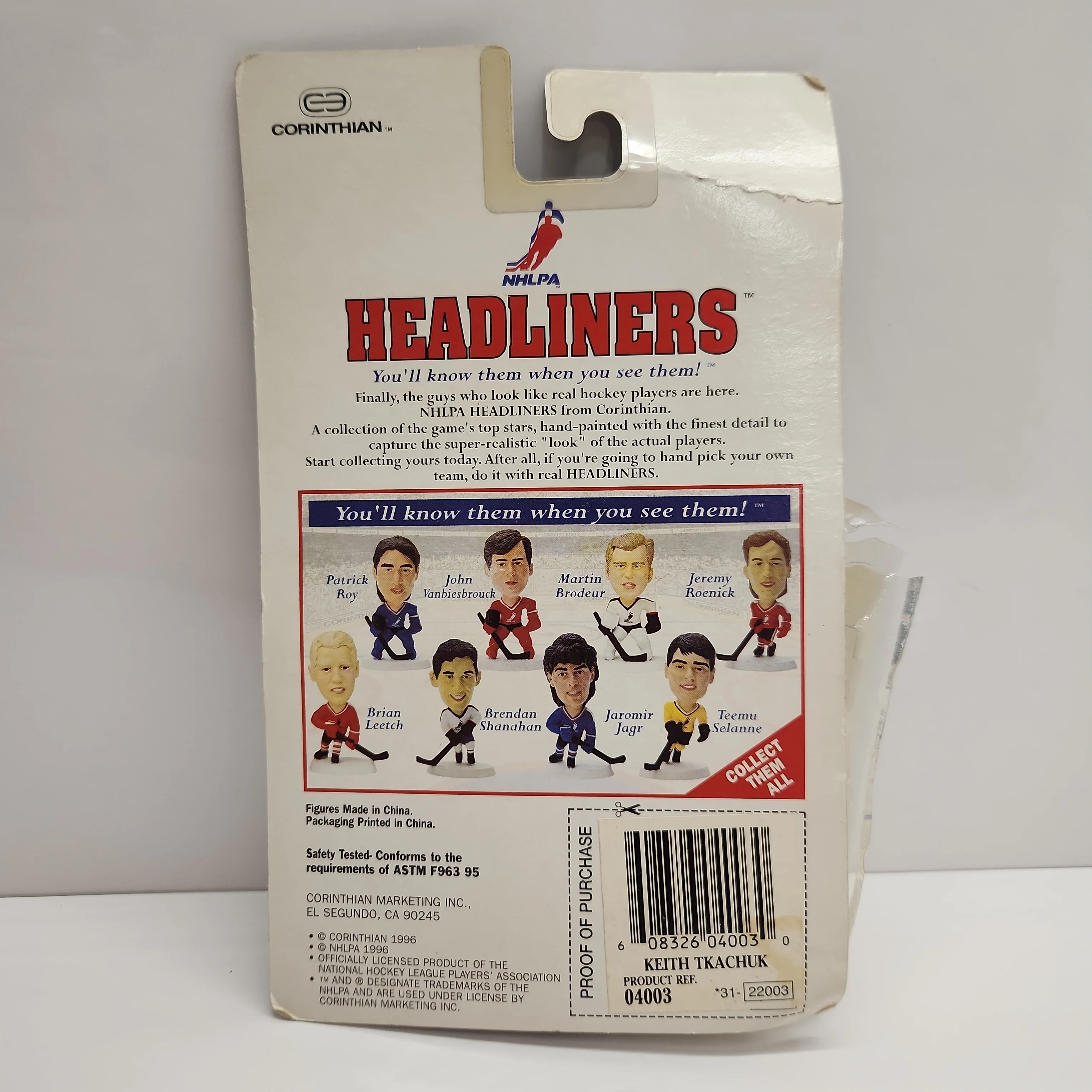 1997 Corinthian Headliners Keith Tkachuk [Sealed] - Image 2