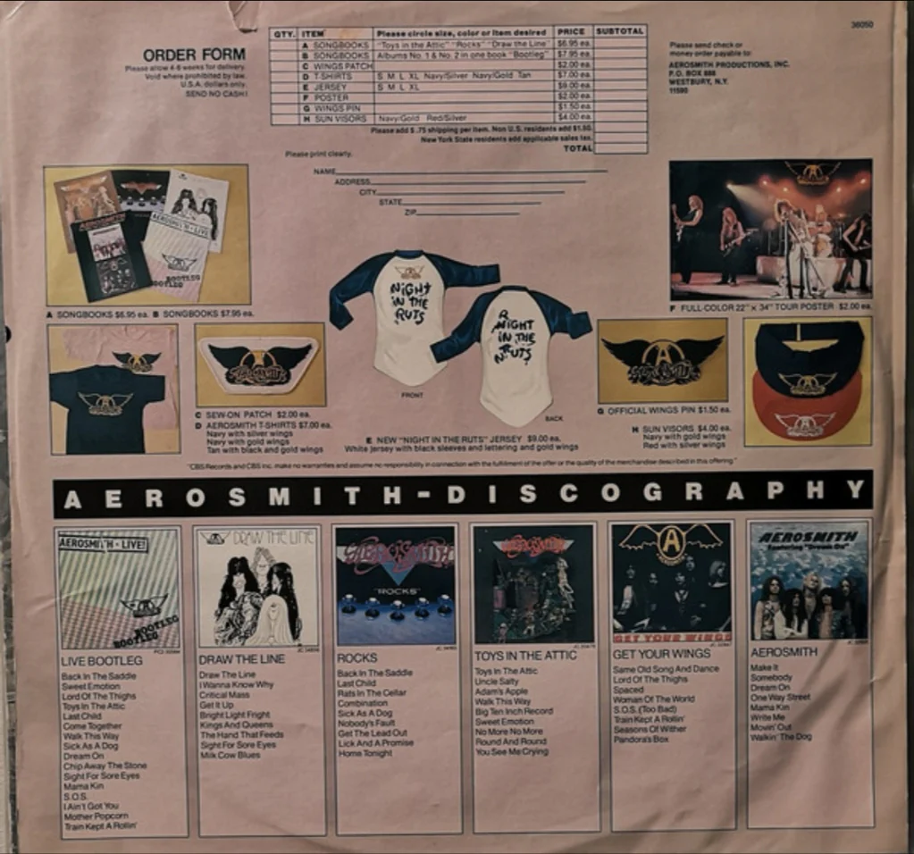 Aerosmith - Night in the Ruts Vinyl LP (FC 36050) - Image 5