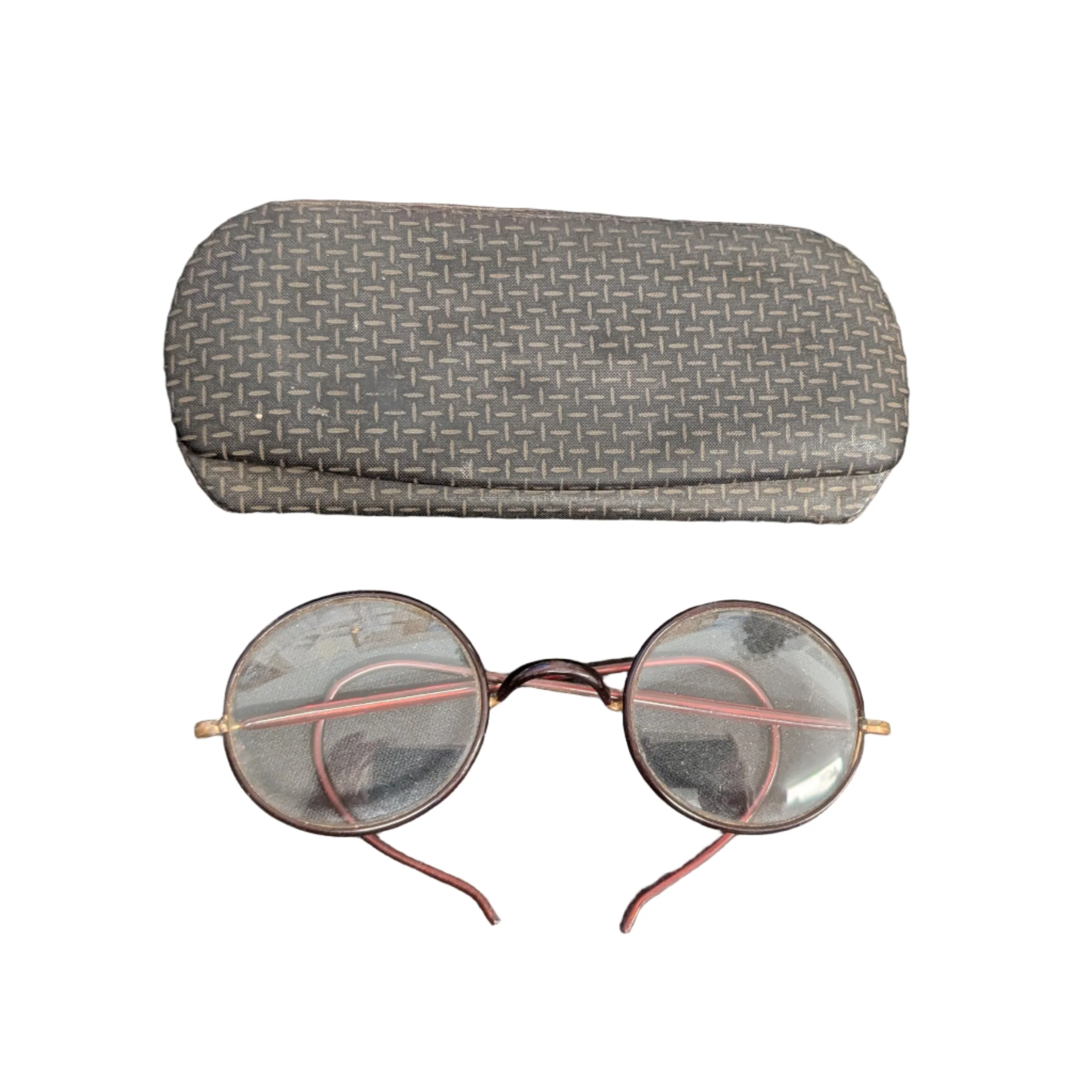 Antique Windsor Frame Celluloid Wrapped Spectacles