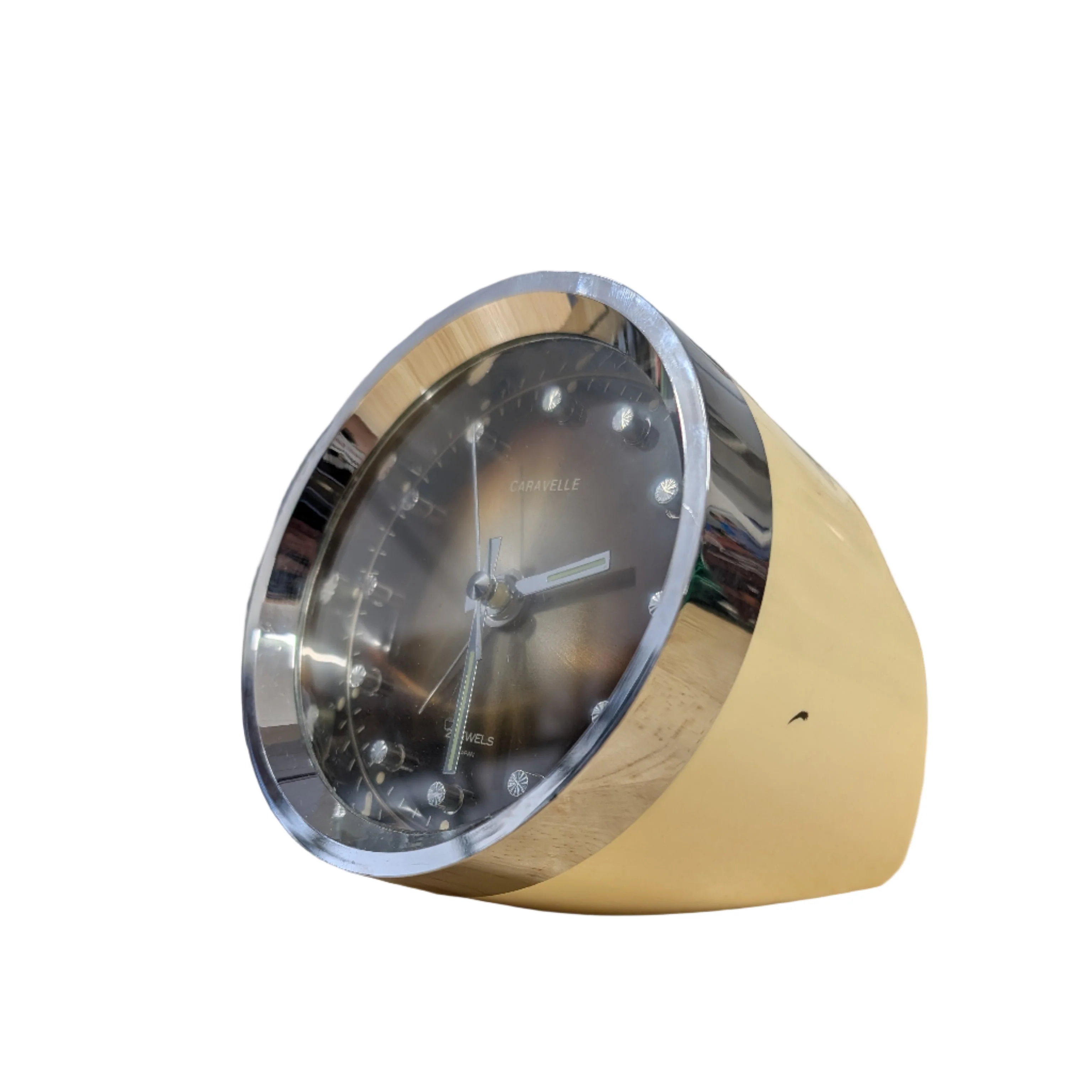 Caravelle Model #51116, Vintage Mechanical Alarm Clock - Image 2