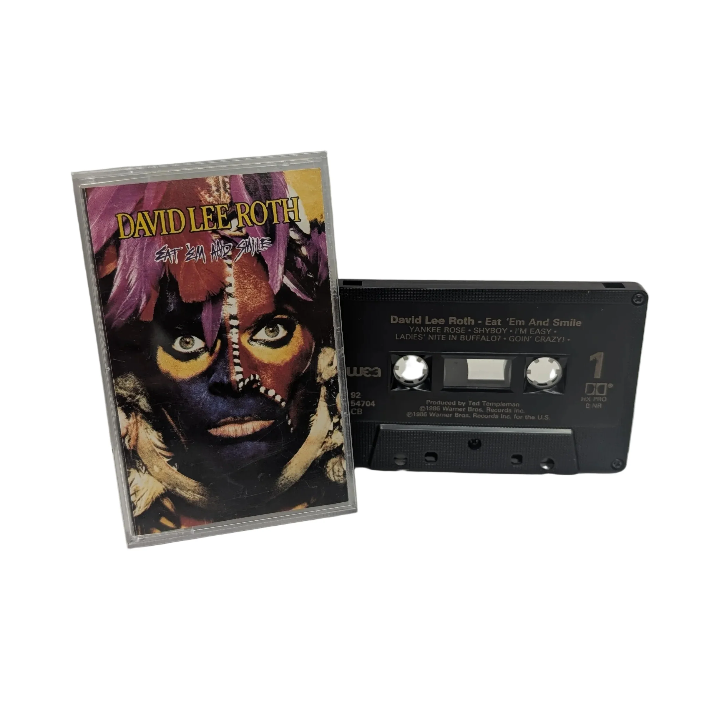 David Lee Roth "Eat 'Em and Smile" Cassette