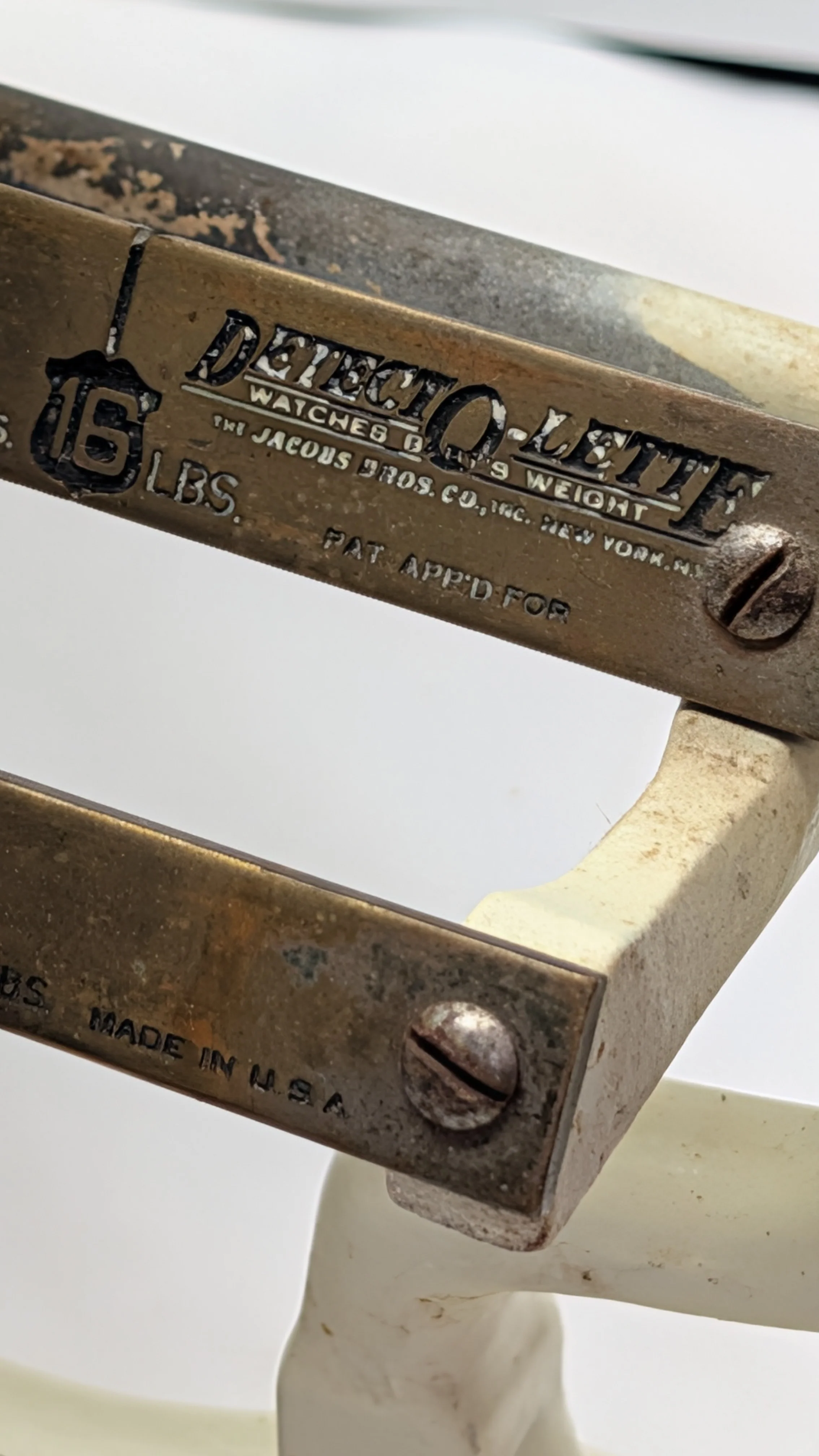 Deteco-Lette by Jacobs Bros. Antique Baby Scale [Countdown Auction] - Image 2