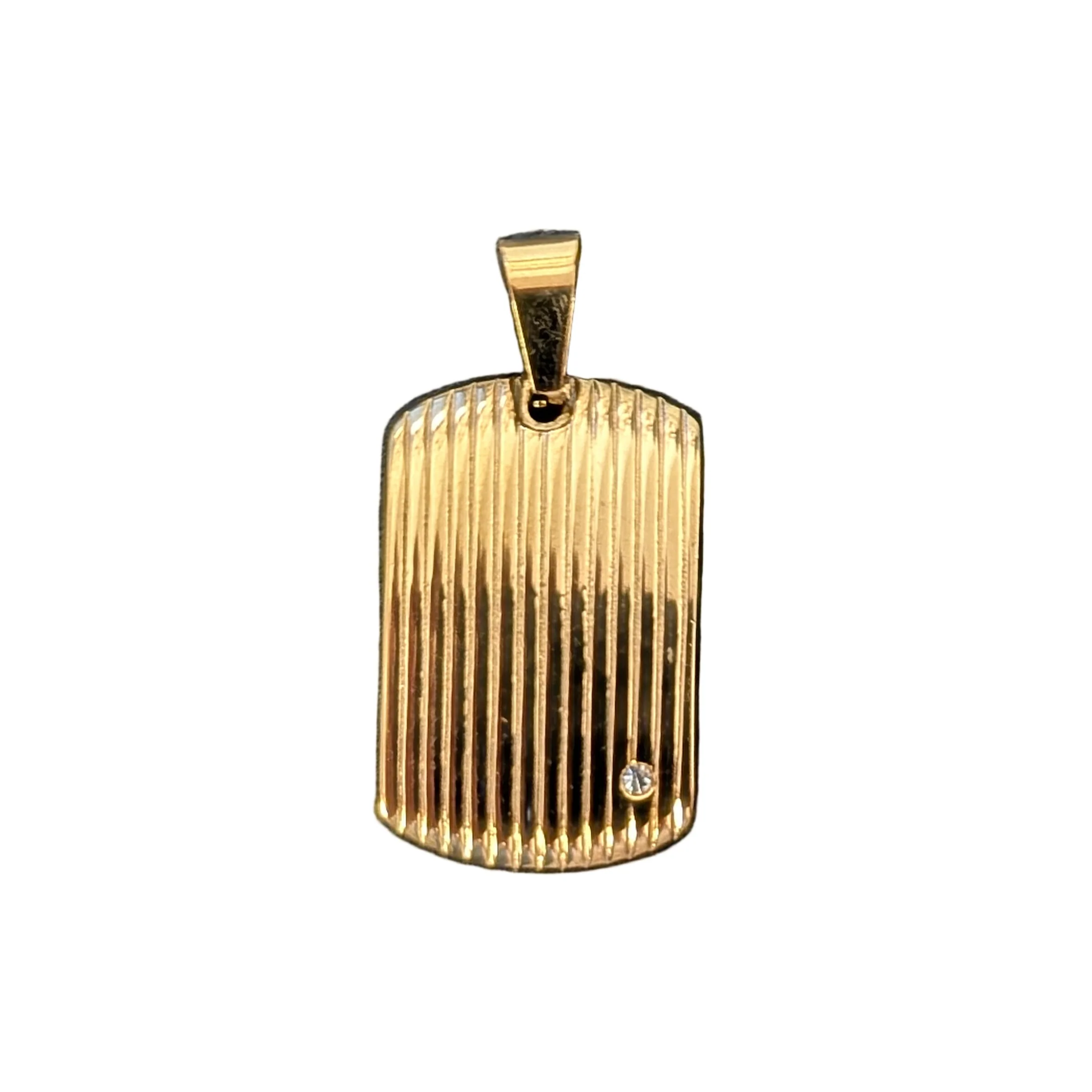 Geoffrey Beene Men's Dog Tag Pendant