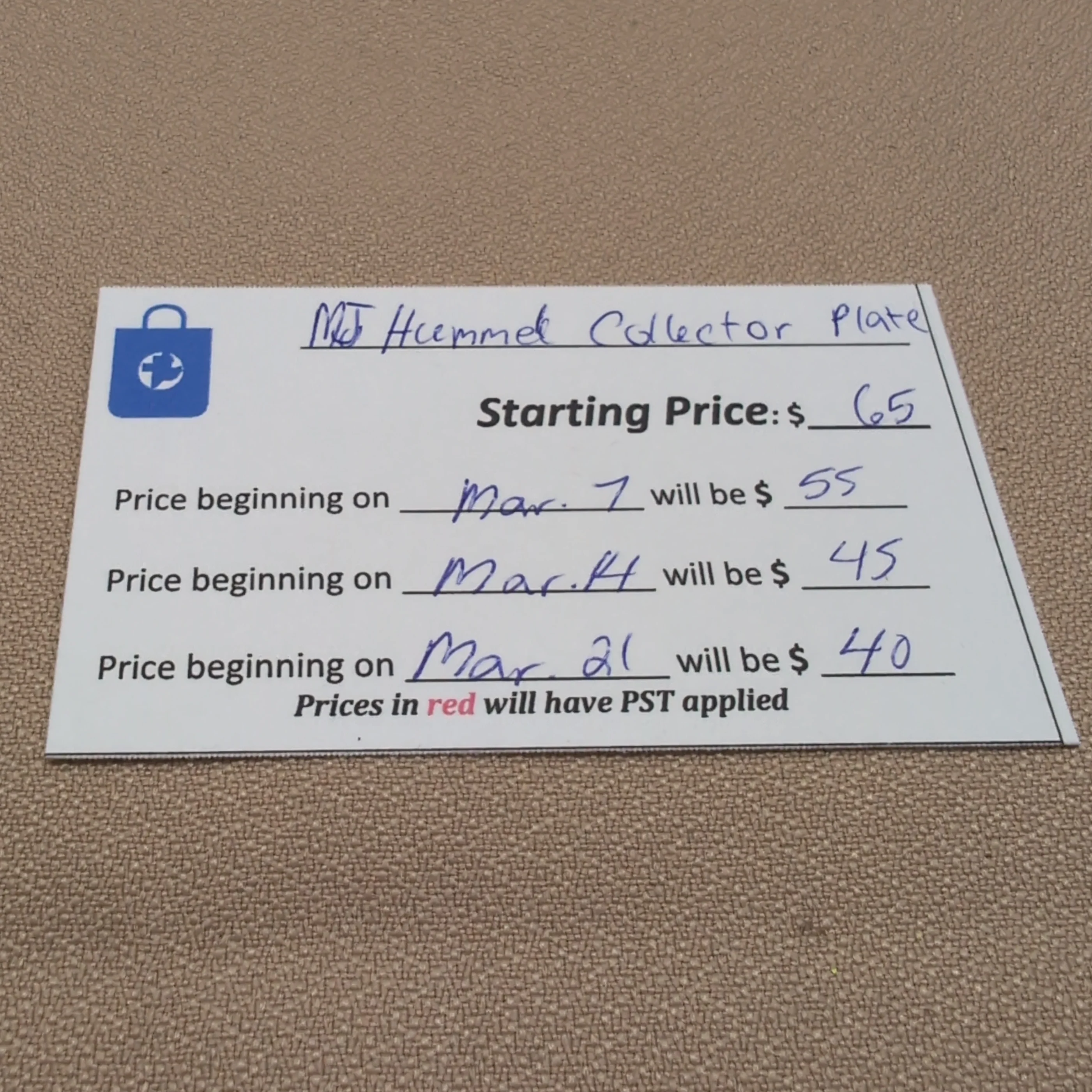 MJ Hummel Collector Plates [Countdown Auction] - Image 3
