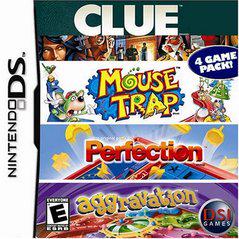 Nintendo DS Game: Clue/Mouse Trap/Perfection/Aggravation [Loose]