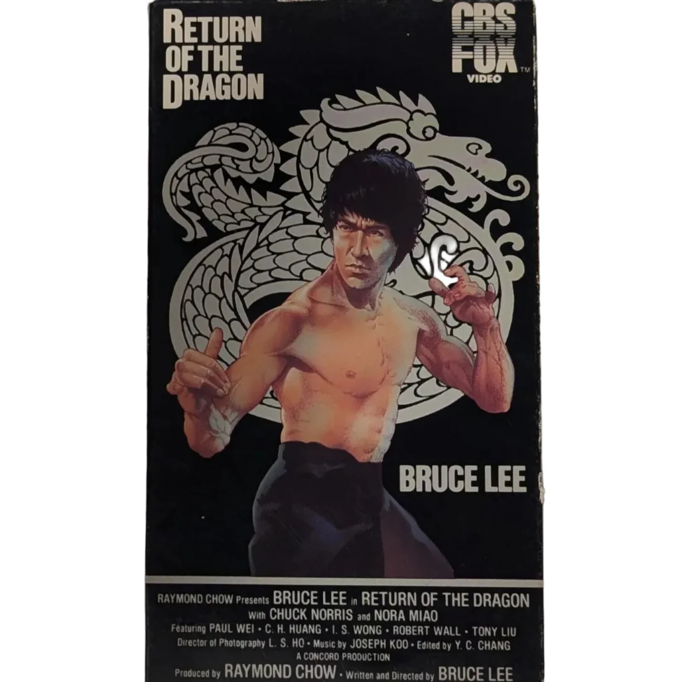 Return of the Dragon VHS - Bruce Lee