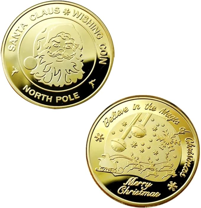 Santa Claus Wishing Coin - Christmas Collectible