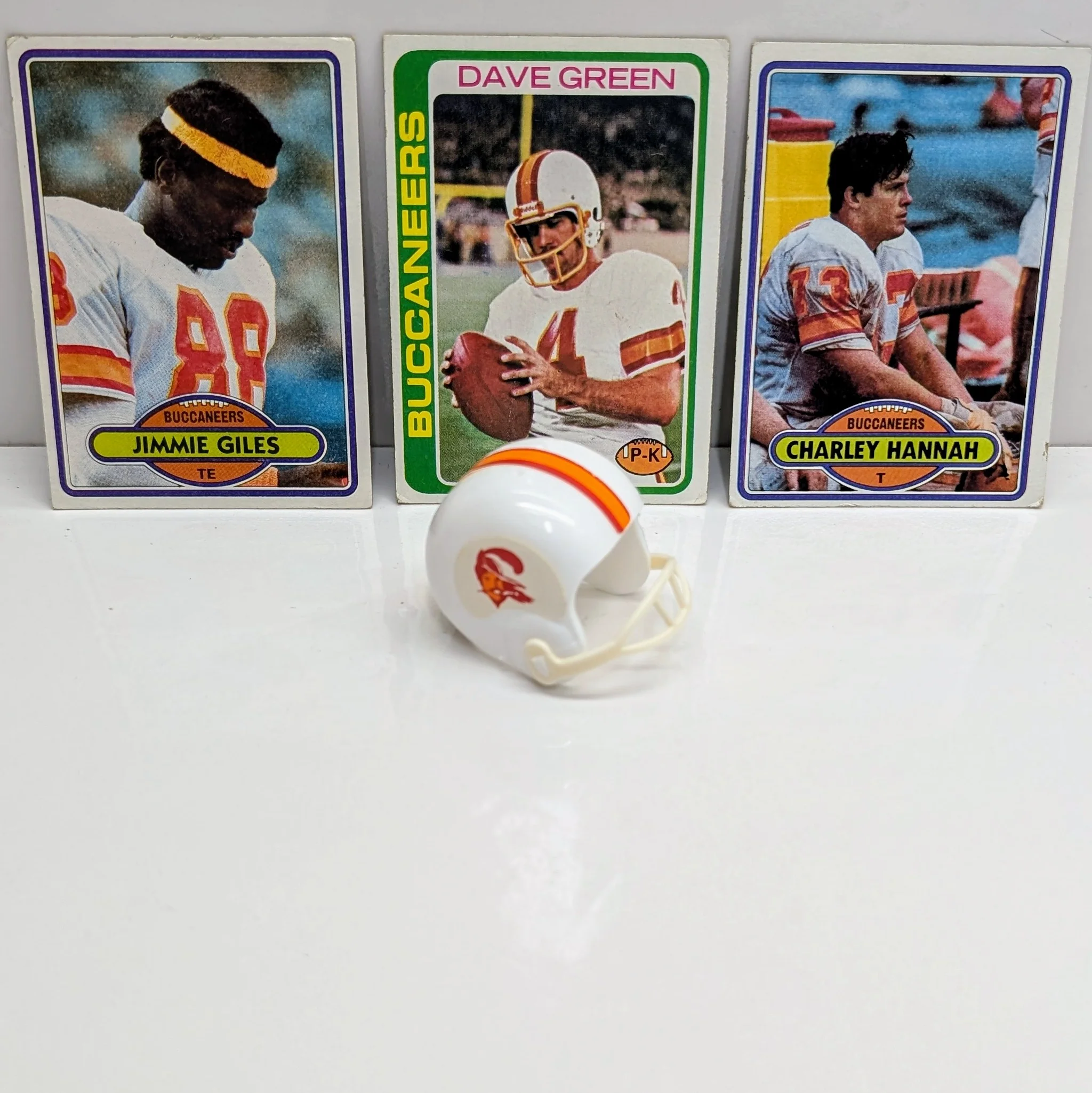 NFL Tampa Bay Buccaneers 1970's Trading Cards (lot of 3)