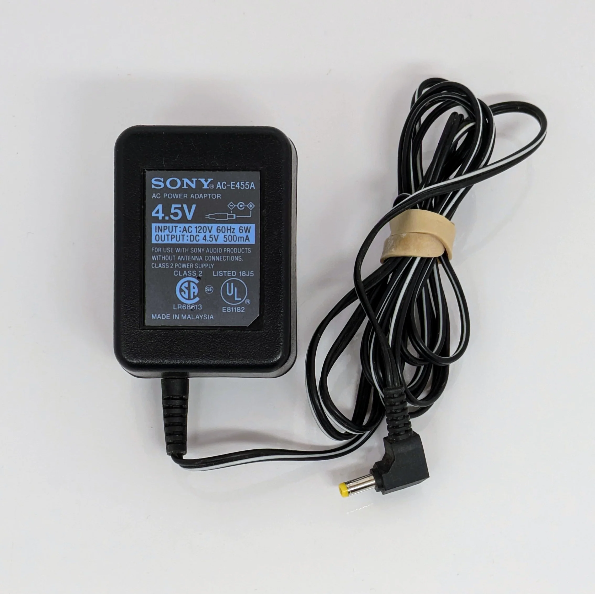 Sony AC-E455A 4.5v DC Adaptor