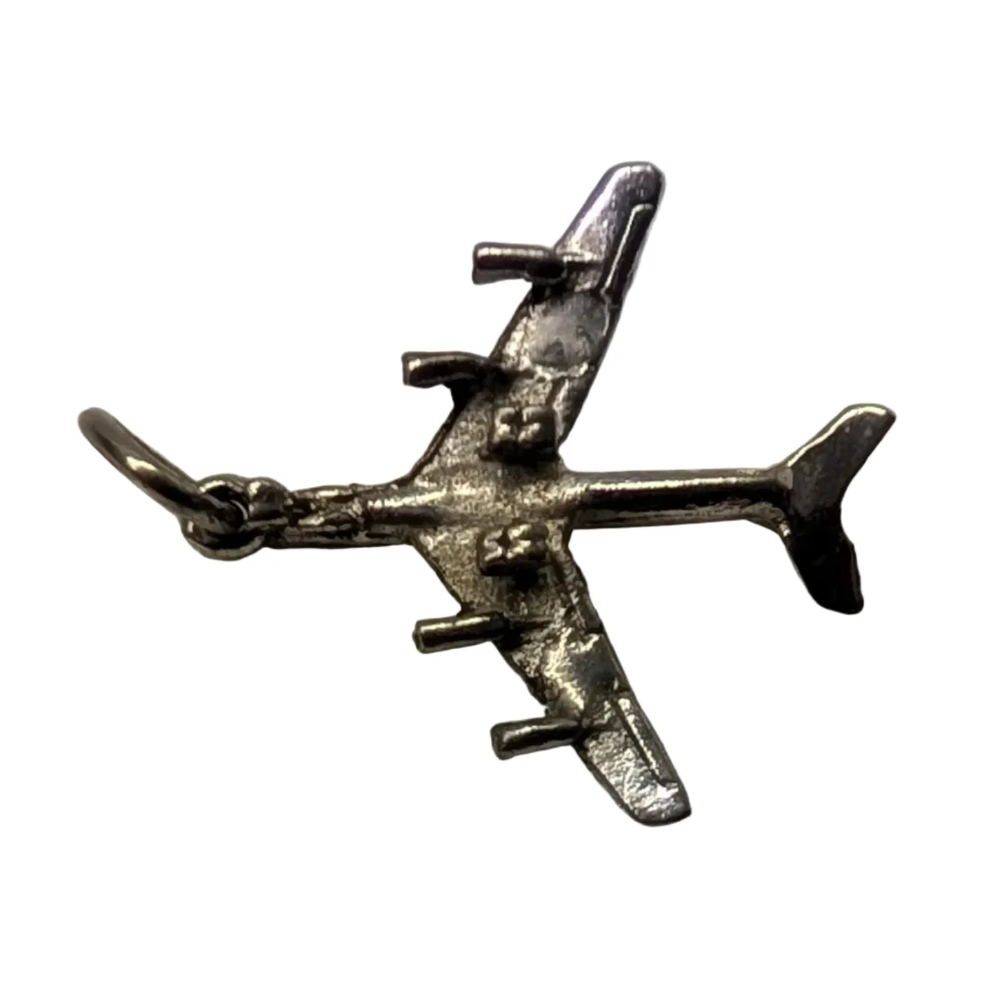 Sterling Silver Plane Charm - Image 2