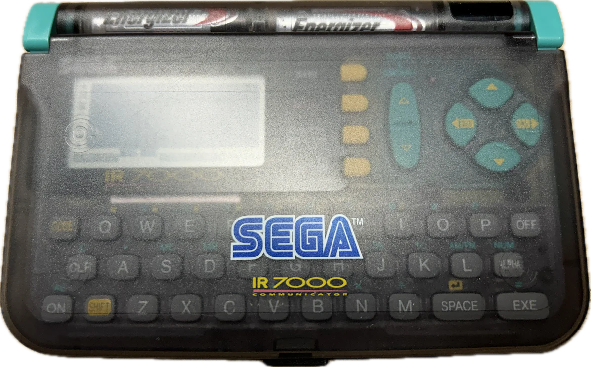 Vintage 1990's SEGA IR-7000 Electronic Handheld Communicator - Working