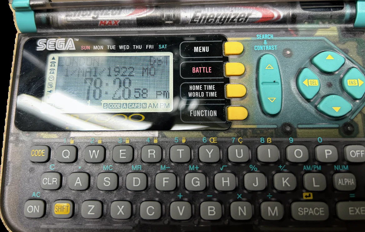 Vintage 1990's SEGA IR-7000 Electronic Handheld Communicator - Working - Image 5
