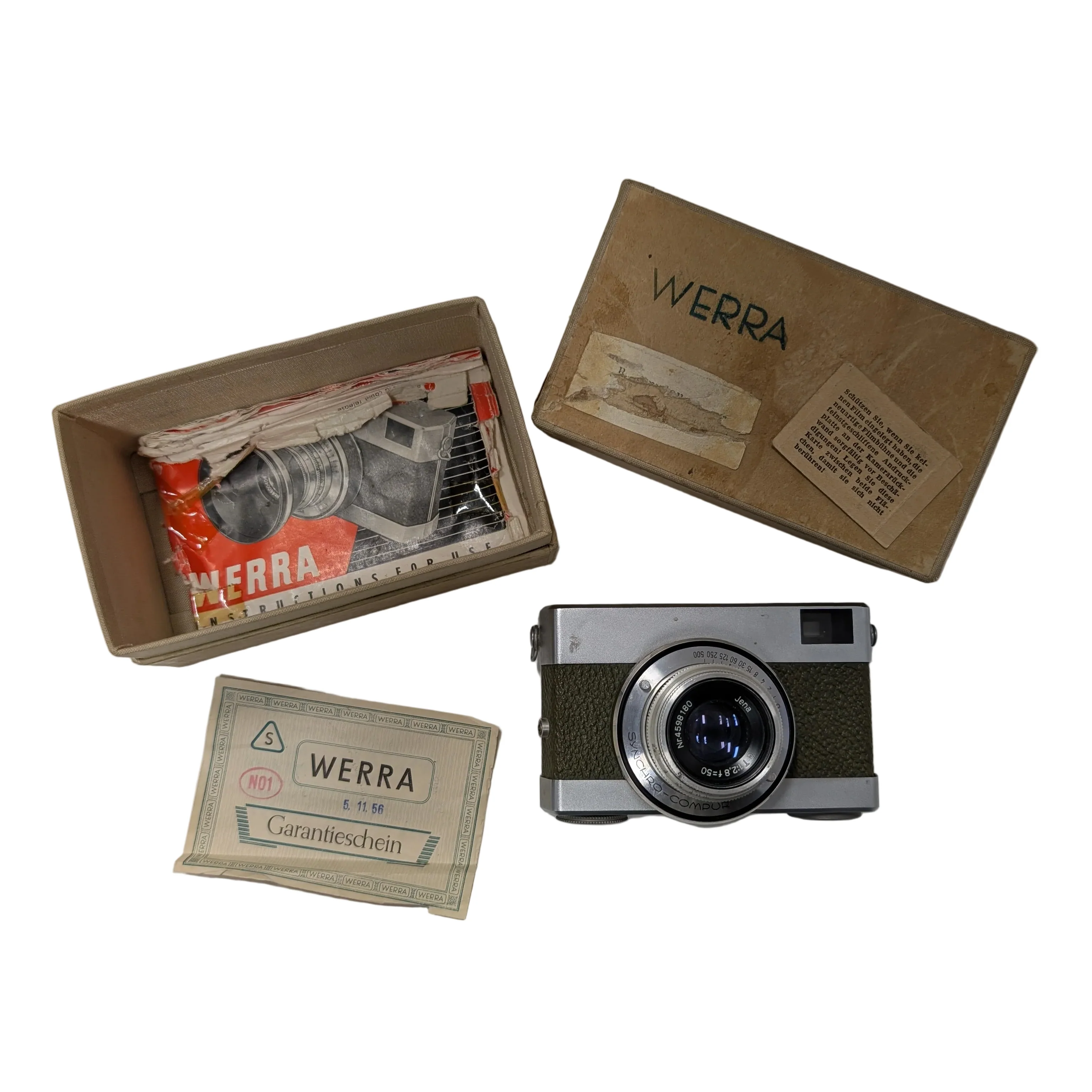Vintage Werra Camera in Original Packaging